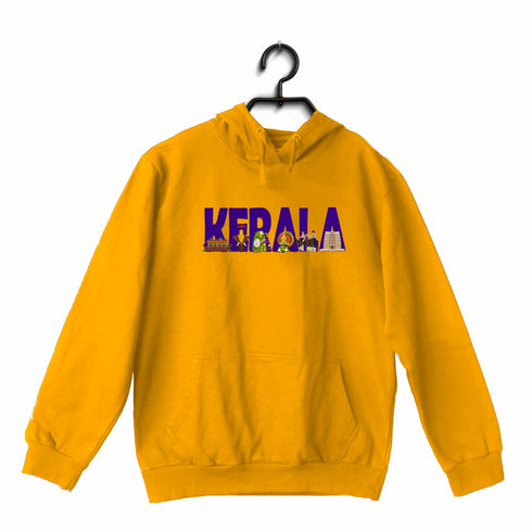 Kerala Word Art Malayalam Kerala Hooded SweatShirts